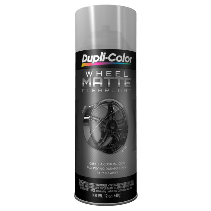 Dupli-Color HWP106 High Performance Wheel Coating, 11 oz Aerosol Can, Liquid, Clear