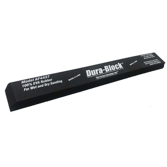 Dura-Block AF4437 Ultra-Flex Sanding Block, 24 in L x 2-5/8 in W x 1-1/2 in H, EVA Rubber