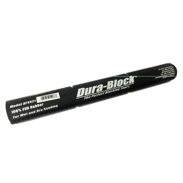 Dura-Block AF4421 Sanding Block, 11 in L, 1-1/4 in THK, Hook and Loop Attachment — Black