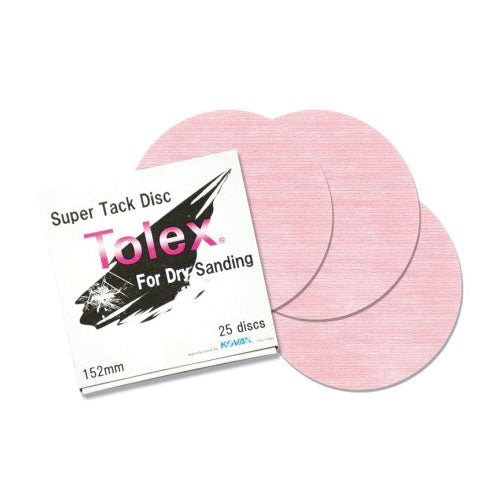 Eagle Abrasives Tolex 1500 Grit 6 in Hook-and-Loop Disc 1931503 - dry sanding for topcoat finishing