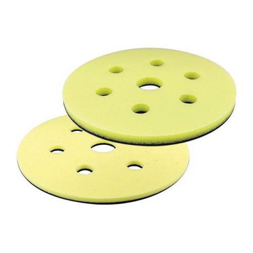Eagle 971-9002 Micro-Hook Interface Pad, 6 in Dia, Super-Tack Attachment, 7 Holes