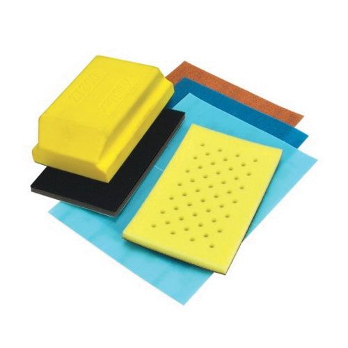 Eagle Abrasives Super Assilex SP19124 18-Piece Production Starter Kit, 130 mm W x 170 mm L Sheet, Su