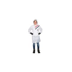 Colad 510164 Series 5101 Anti-Static Plain Lab Coat, 4X-Large, White, Nylon