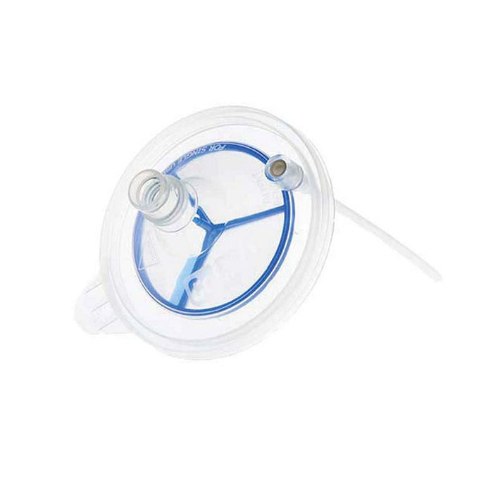 EMM Specialties Colad Snap Lid 9350130SL Blue Polypropylene 350 mL with 130 µm Strainer, 50 pcs