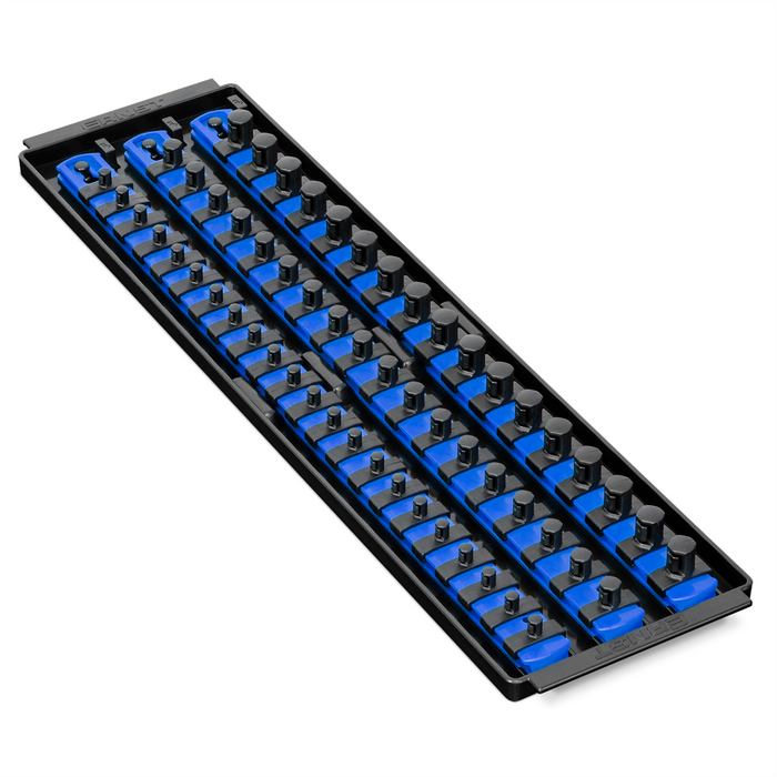 Ernst Manufacturing 3 Rail Twist Lock Socket Boss 18", Blue - 1/4", 3/8" & 1/2"