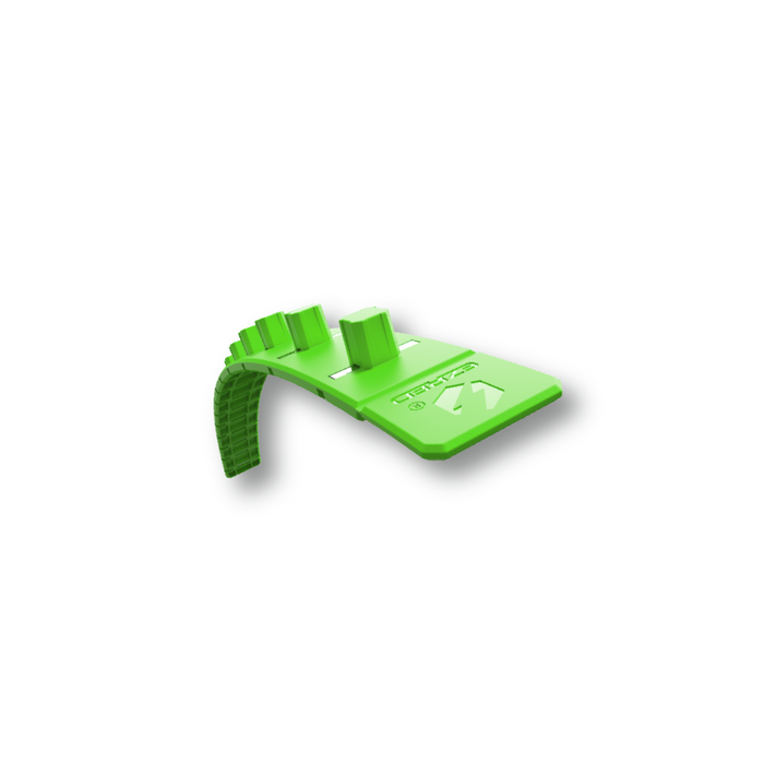 EZ RED PRODUCTS 1/4" Single Socket Rail 13 peg- Green