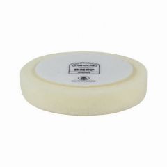 Farecla G MOP GMC606 Compounding Pad, 6 in Dia, Hook and Loop Attachment, Foam Pad, White