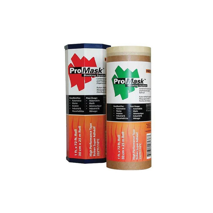 FBS (Finding Better Solutions) 48236 ProMask Refill Roll, 12 in W x 72 ft L, Crepe Paper โ view 4