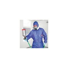 FBS ProPlus PrepGard 60403 Anti-Static Coverall, X-Large, Blue, Nylon