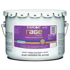EVERCOAT® Rage® Gold 100113 Lightweight Premium Body Filler, 3 gal Pail, Gray, Liquid