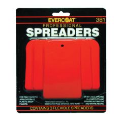 EVERCOAT® 100381 Spreader Kit, 2-1/2 in, 4 in, 5 in, Plastic, Red