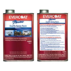 EVERCOAT® 100643 Everfix Epoxy Resin, 1 qt Can, Clear Yellow, Liquid