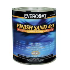 EVERCOAT® 100738 Finish Sand, 1 gal Round Can, Gray, 4:1 Mixing, Use: DTM
