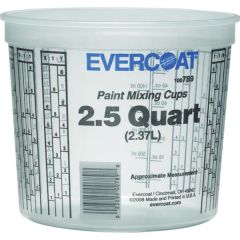 EVERCOAT® 100789 Paint Mixing Cup, 2.5 qt