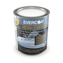 EVERCOAT® METAL-2-METAL™ 100889 Aluminum Filled Body Repair Filler, 1 qt Can, Metallic Grey, Paste