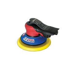 Florida Pneumatic AirCat® 6700-6-332-PSA Non-Vacuum Orbital Sander, 6 in, 3/32 in, 11000 rpm, 1.6 cfm, Palm Handle