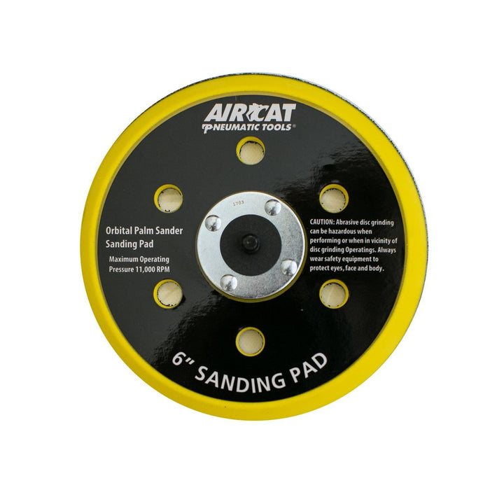 Aircat / Florida Pneumatic 6" PALM SANDER PAD 3/32" ORBIT