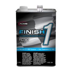 Sherwin-Williams® Finish 1™ FC740-4 High Solid 2.1 VOC Super Brillante Clearcoat, 1 qt Can, Gloss, 4:1 Mixing