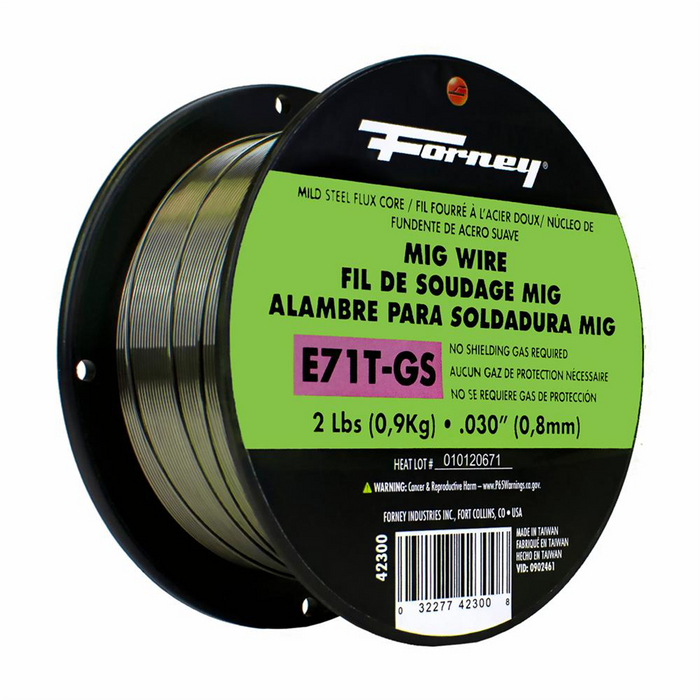 Forney Welding and Metal Working Self, Steel Flux-Core Welding Wire, .030 in x 2 Pound