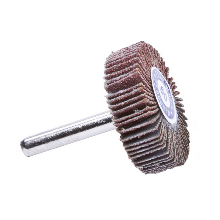 Forney Welding and Metal Working Forney 71691 Flap Wheel, Shank Mounted, 1-1/2 in x 1/2 in, Grit: 60