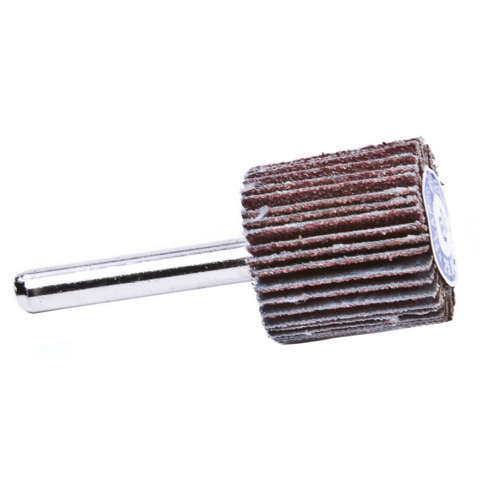 Forney Welding and Metal Working Forney 71694 Flap Wheel, Shank Mounted, 1 in x 1 in, Grit: 60