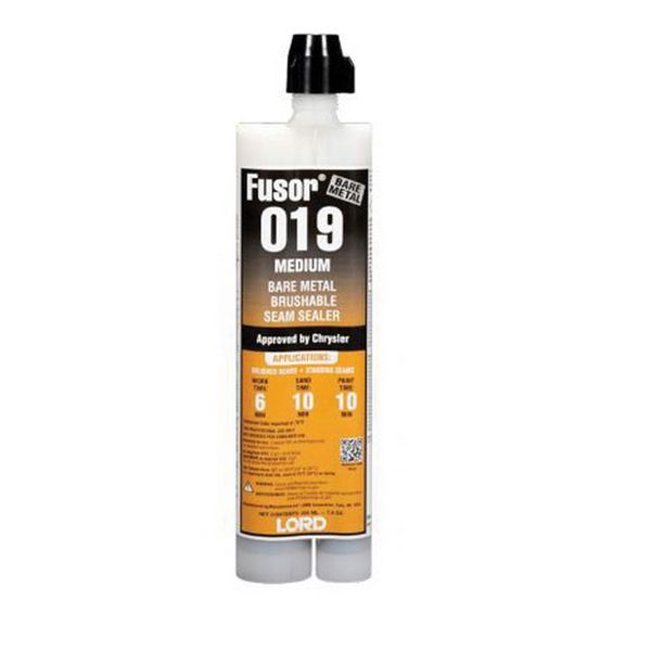 LORD Fusor Adhesives Fusor 019 2-Part Medium Brushable Seam Sealer, 7.1 oz Cartridge, Liquid, Green,