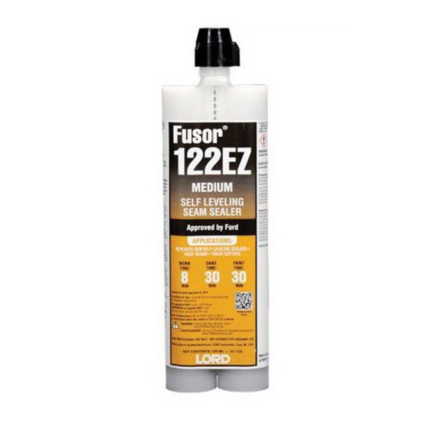 LORD Fusor Adhesives Fusor 122EZ Medium Self-Leveling Seam Sealer, 10.1 oz Cartridge, Blue, Liquid,