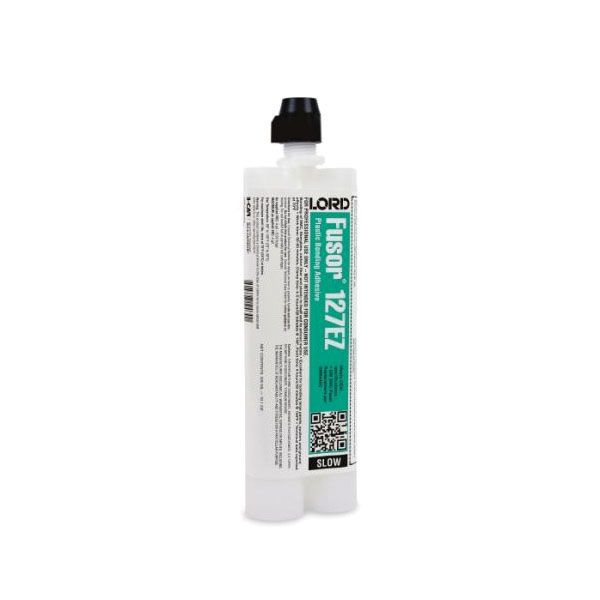 LORD Fusor Adhesives Fusor 127EZ Slow Structural Bonding Adhesive, 10.1 oz Cartridge, Liquid, Off-Wh