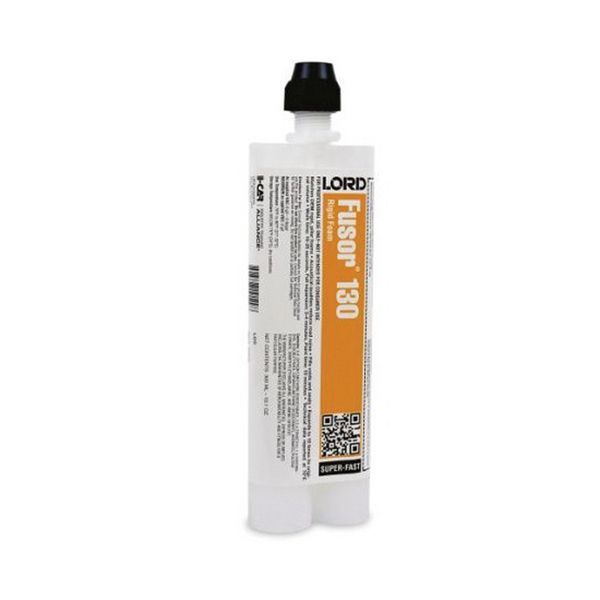 LORD Fusor Adhesives Fusor 130 2-Part Super Fast Rigid Foam, 10.1 oz Cartridge, Beige, 1 hr Curing