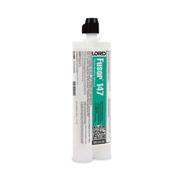 LORD Fusor Adhesives Fusor 147 2-Part Medium Bonding Adhesive, 7.1 oz Bottle, Liquid, Tan (Part A),