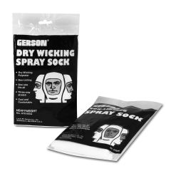 GERSON® 070195C Heavyweight Spray Socks, 18 in, 450 gsm Fabric, White