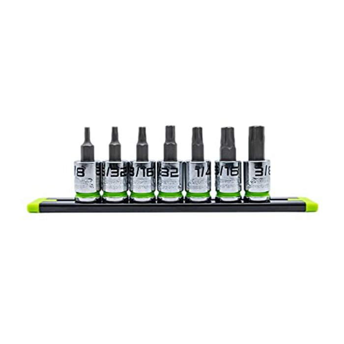 Grip Edge Tools 7-PC 3/8'' Dr Short SAE RPT Hex Driver Set