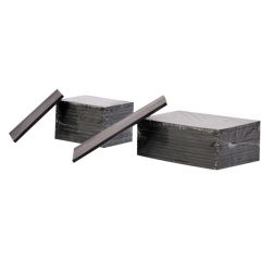 GL Enterprises® 1303 Flexible Rubber Squeegee, 3 in L x 2 in W, Rubber, Black