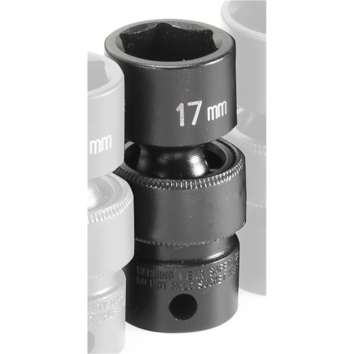 Grey Pneumatic Socket Sets 17MM 3/8D IMP UNIV 6PT