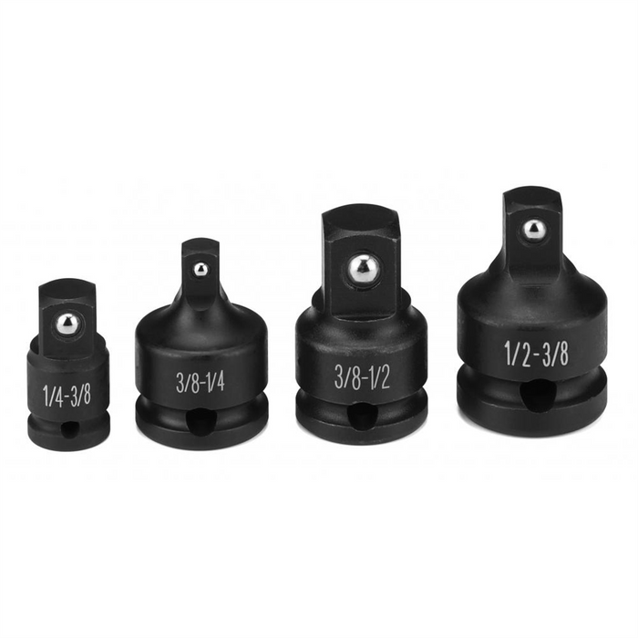 Grey Pneumatic Socket Sets 4Pc Adapter Set