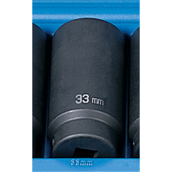 Grey Pneumatic Socket Sets 1/2" Drive x 33mm Deep
