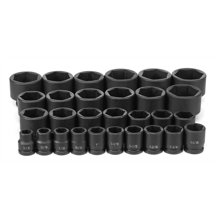 Grey Pneumatic Socket Sets 3/4"" Dr. 29 Piece Fract. Master Set 3/