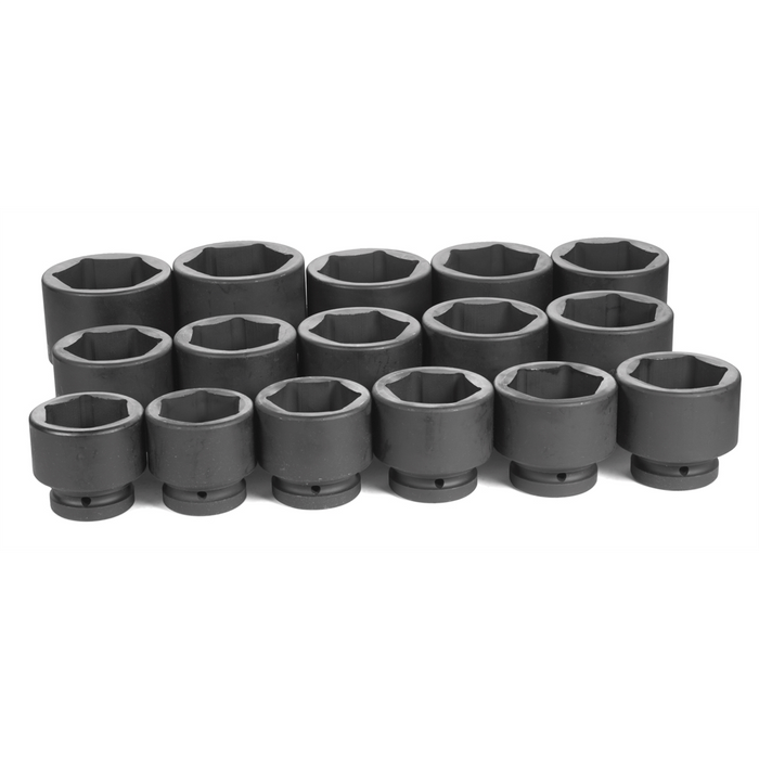 Grey Pneumatic Socket Sets DR 16PC FRAC SET 2-1/16IN-3IN