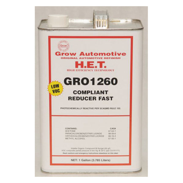 Grow Automotive 1260-1 Fast Dry Reducer 1 Gallon Zero‑VOC