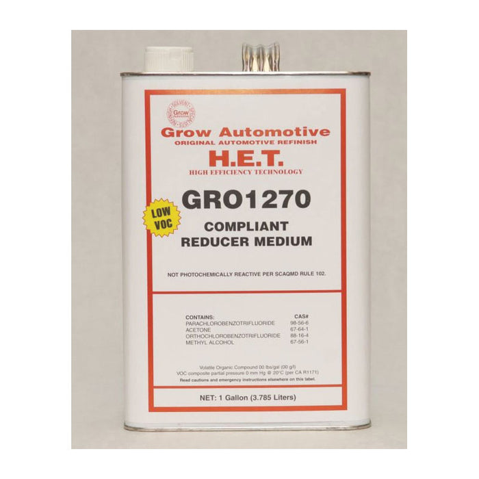 Grow Automotive Urethane Reducer 1270-1 1 Gallon Medium Speed 1% VOC