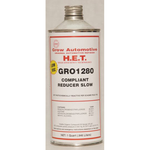 Grow Automotive 1280-4 Slow Dry Reducer 1 Quart Zero‑VOC