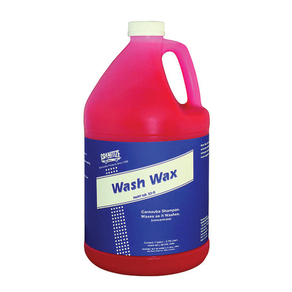 Granitize Products S-3 Wash Wax, 1 gal Bottle, Liquid — Red