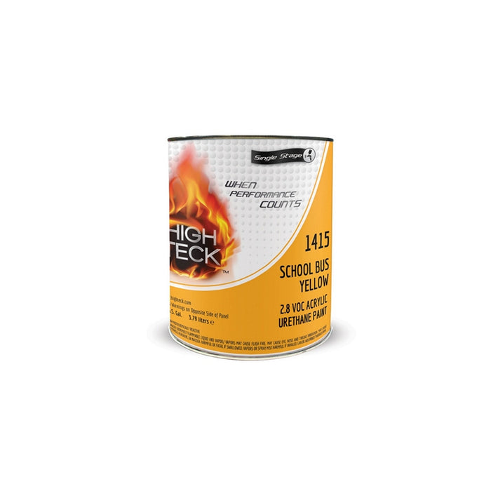 High Teck 1415-1 1400 Urethane Paint 1 gal School Bus Yellow