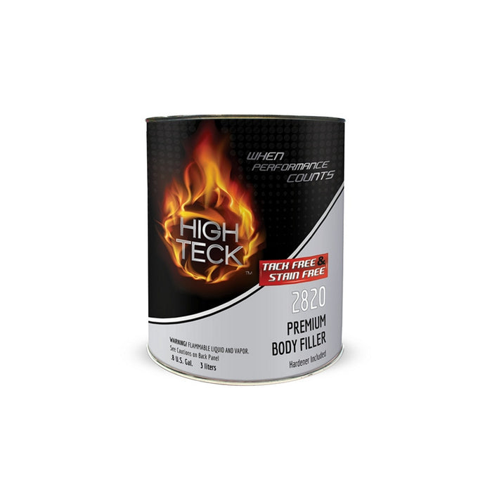 High Teck 2820-1 Premium Body Filler 1 gal Gold Paste