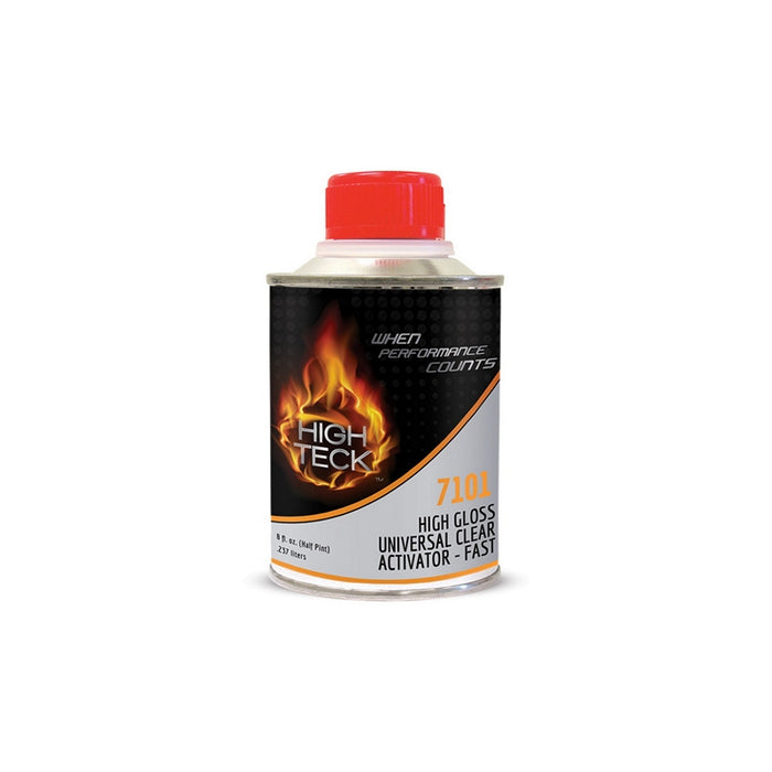 High Teck 7101-16 1/2 pt Fast Activator Liquid, Use with 7100 High Gloss Universal Clear