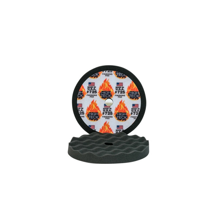 High Teck 725 Finishing Pad 8 in x 1 in Black Open Cell Foam 2-Pack