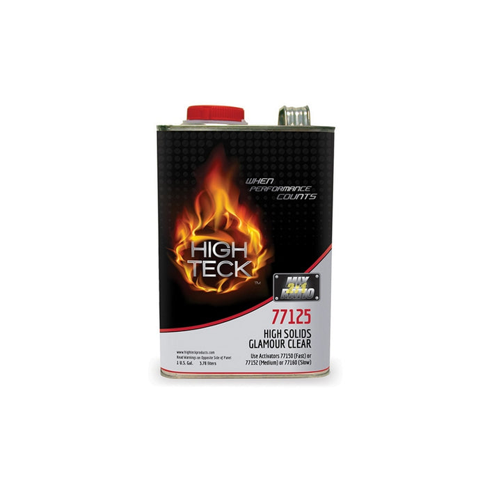 High Teck 77125-1 Glamour Clear, Clear, 1 gal, 4.3 lb/gal VOC, 2:1 Mix