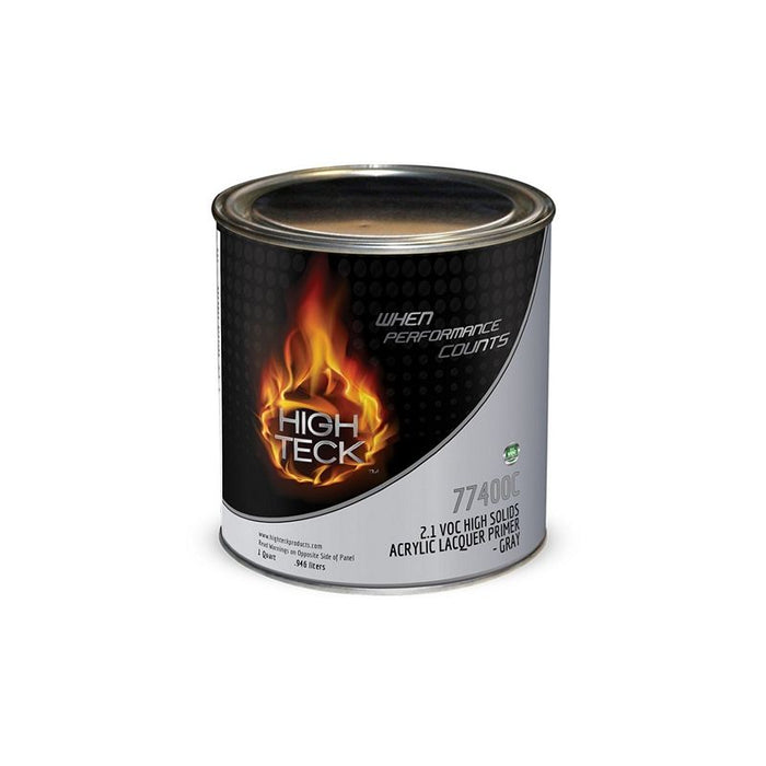 High Teck Products High Teck 77400C-4 High Solids Acrylic Lacquer Primer, 1 qt, Gray, 2.1 lb/gal VOC β view 2