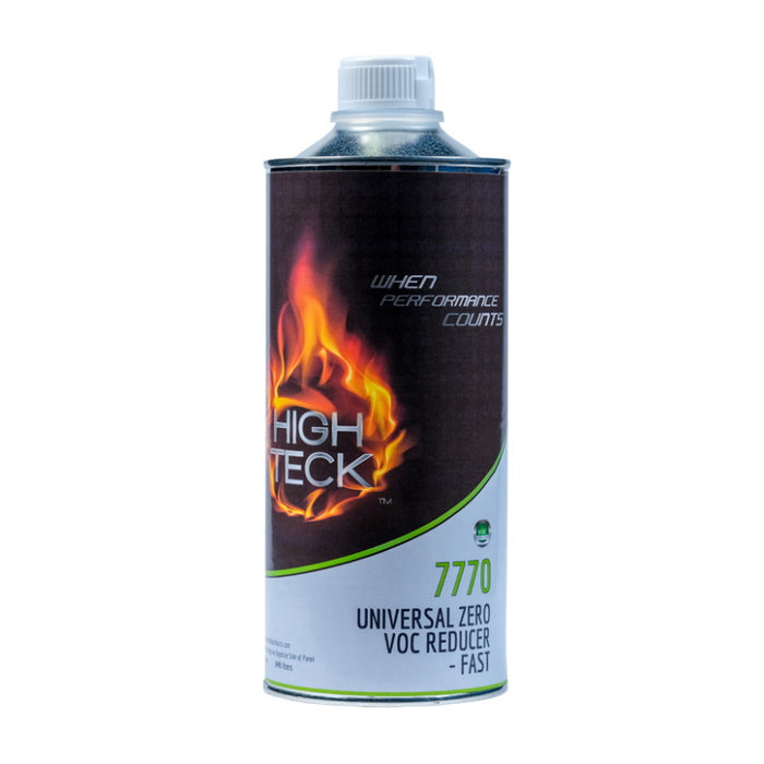 High Teck Products High Teck 7770-4 Universal Fast Zero VOC Urethane Reducer, 1 qt, Clear, Liquid
