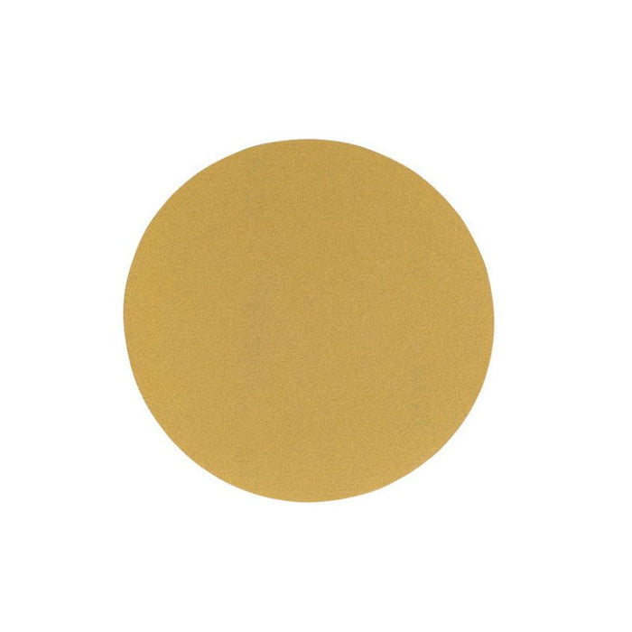 High Teck G6120 Premium Sanding Disc, 6 in Dia, P120 Grit, Aluminum Oxide, Resin Backing, Gold, Grip — view 4